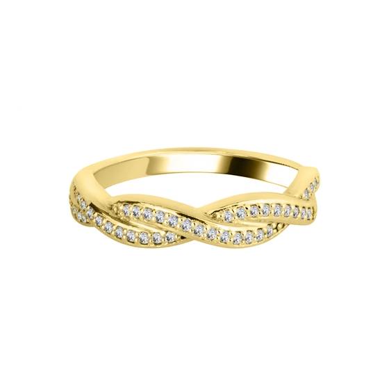 0.25ct Round Diamond Shaped Wedding Ring