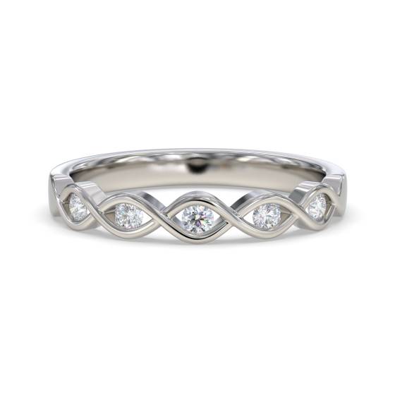 2.5mm Designer Diamond Wedding Ring