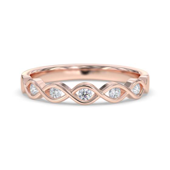 2.5mm Designer Diamond Wedding Ring