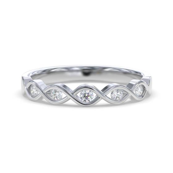 2.5mm Designer Diamond Wedding Ring