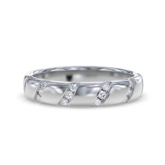 4mm Designer Diamond Wedding Ring