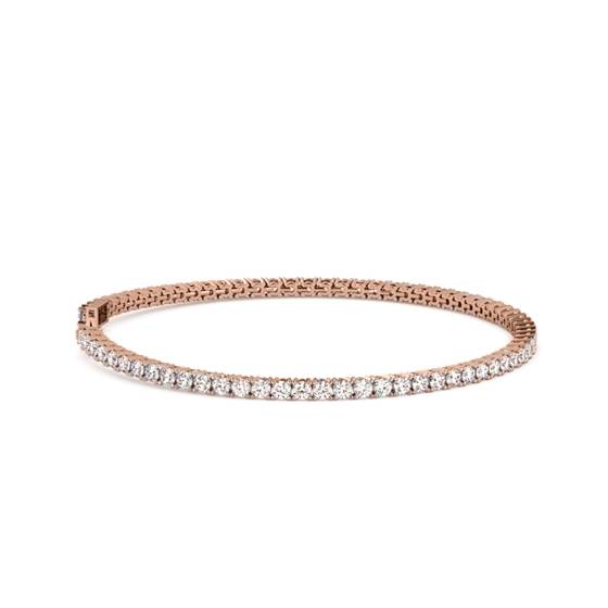 4.00ct 7.2Inch Classic Single Row Diamond Tennis Bracelet