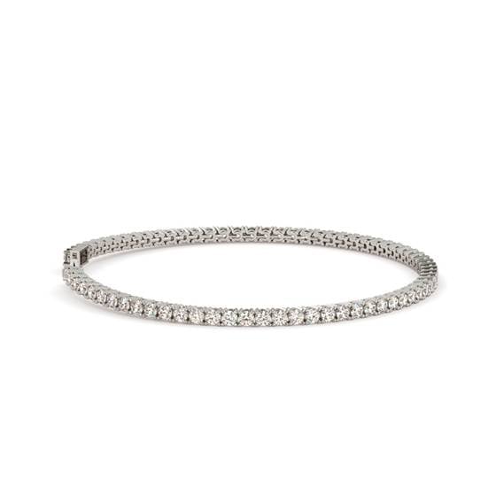 4.00ct 7.2Inch Classic Single Row Diamond Tennis Bracelet