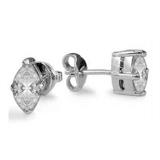 Classic Marquise Diamond Stud Earrings
