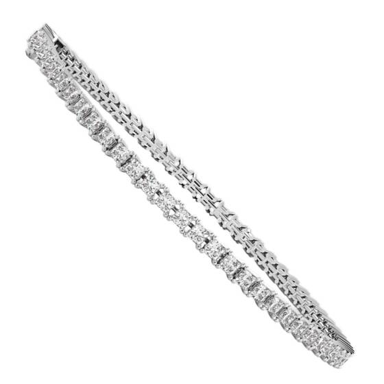 Princess cut SANIA Diamond Tennis Bracelet