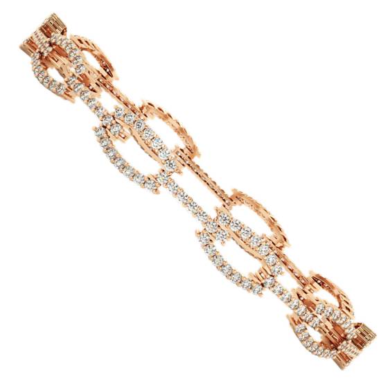 JOHANNA O'Linked Designer Diamond Bracelet