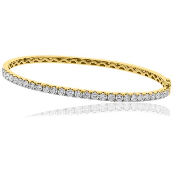 HBRDB056 Round cut Diamond Bangle