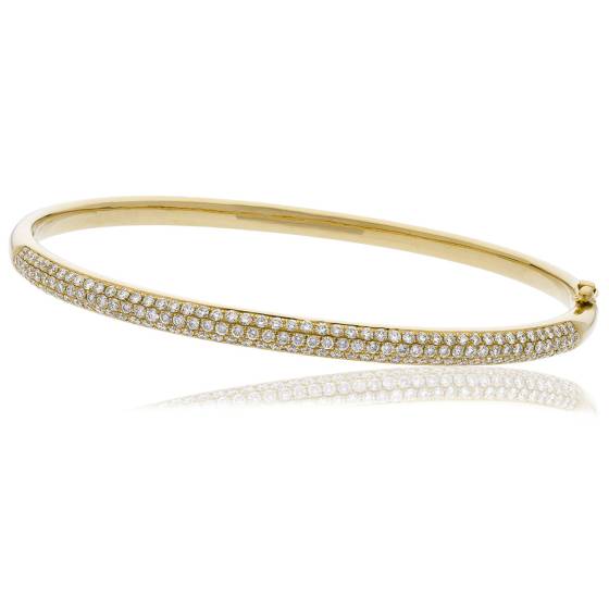HBRDB061 Pave Set Diamond Bangle