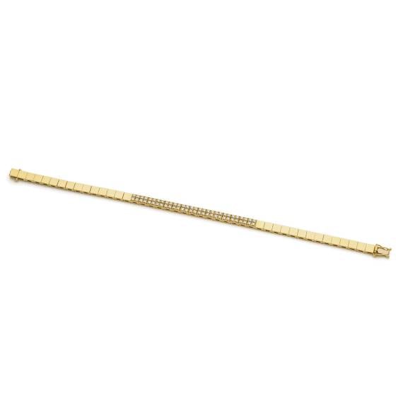 HBRDR083 Designer Cluster Diamond Bracelet