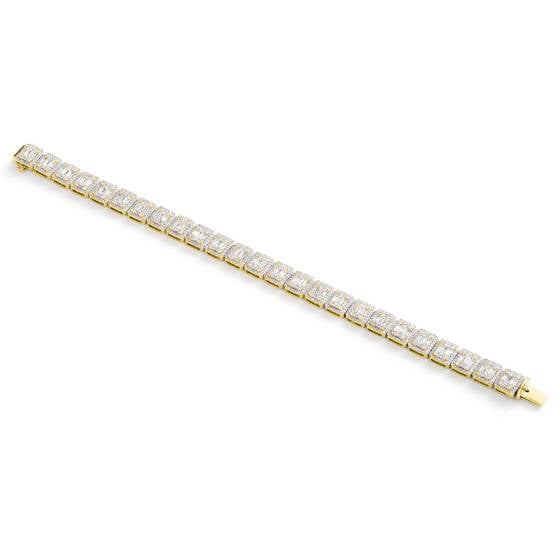 HBX024 Round & Baguette Diamond Designer Bracelet