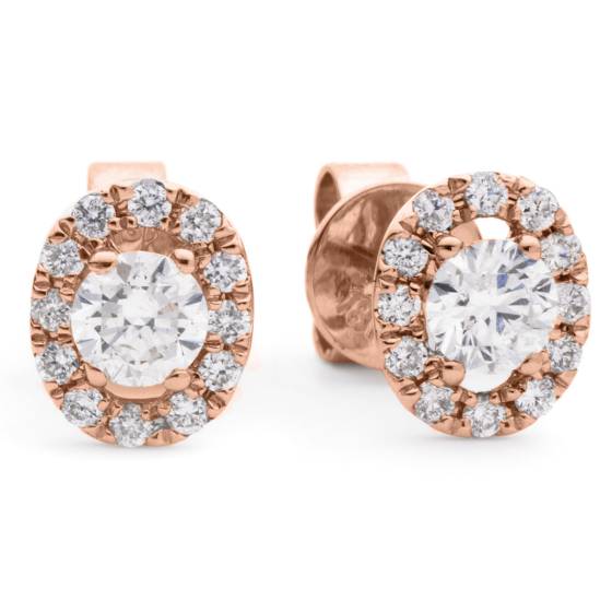HER148 Round Designer Diamond Earrings