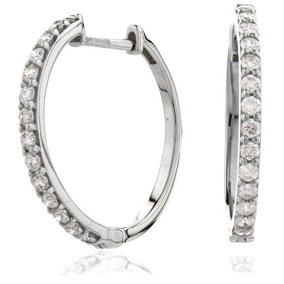HER153 Round cut Diamond Earrings