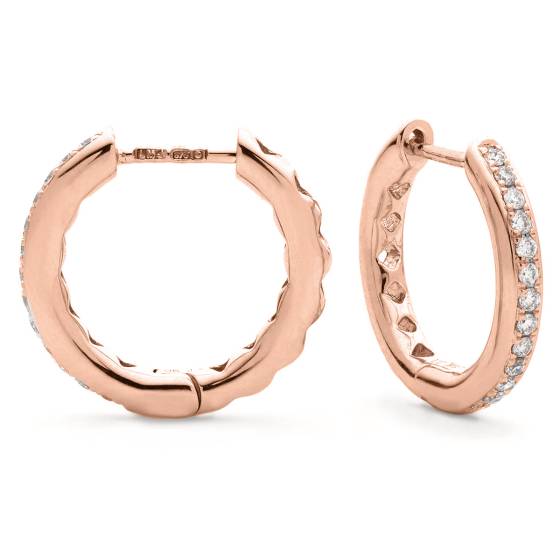 HER170 Brilliant Cut Hoop Diamond Earrings
