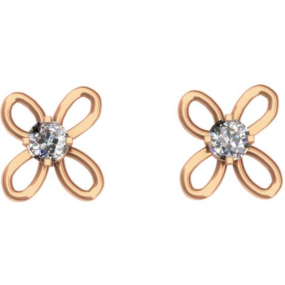 HER6 Round Flower Designer Earrings