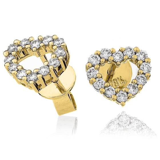 HERCL130 Round Designer Diamond Earrings