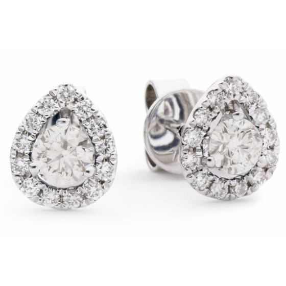 HERCL2465 Round Cluster Earrings