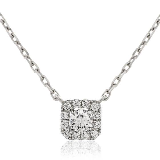 HPR153 Round cut Designer Diamond Pendant