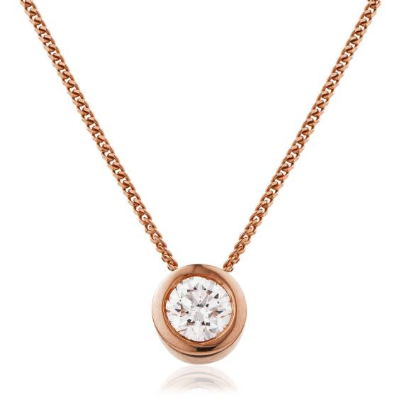 HPR2475 Round Solitaire Pendant