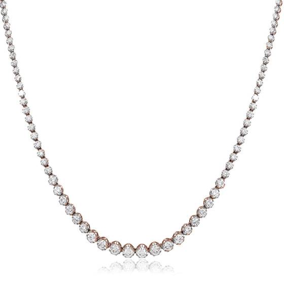 HPR2533 Illusion & Half Set Necklace