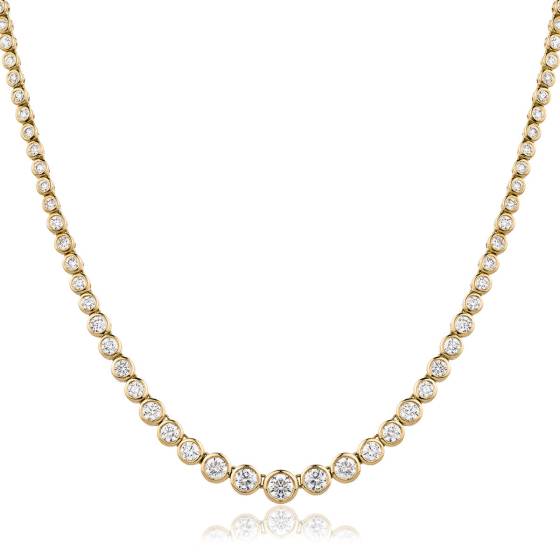 HPR2536 Rubover Tennis Necklace