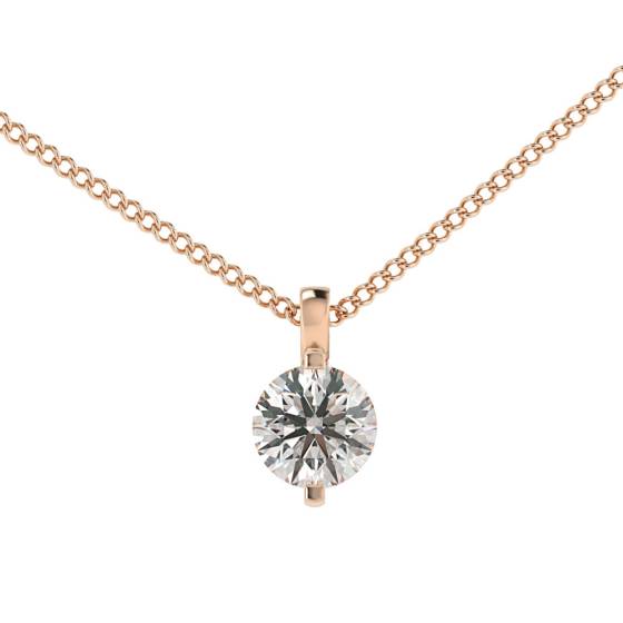 HPR36 Round Solitaire Pendant