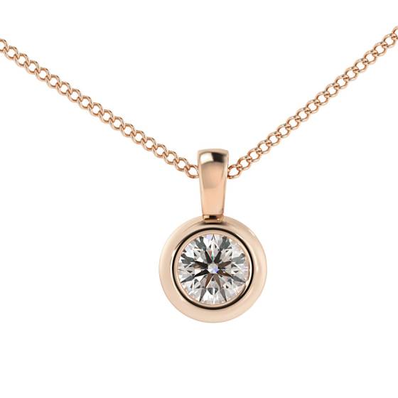 HPR45 Round Solitaire Pendant