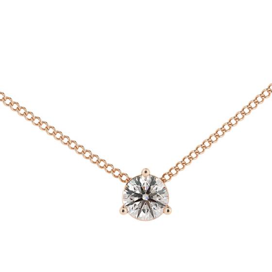 HPR48 Round Solitaire Pendant