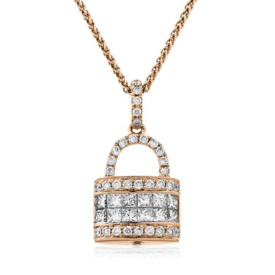 HPRDR145 Round cut Designer Diamond Pendant