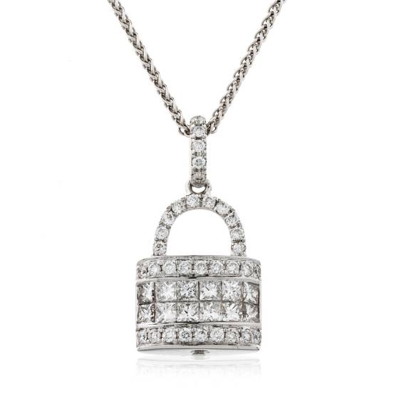 HPRDR145 Round cut Designer Diamond Pendant