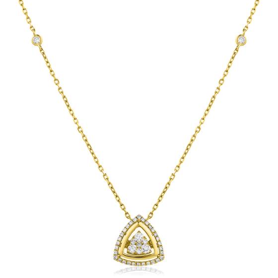 HPRDR161 Round cut Designer Diamond Pendant