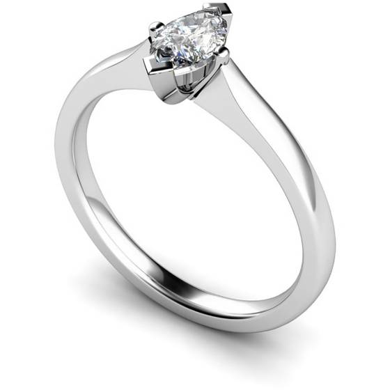 HRM362 Marquise Solitaire Diamond Ring