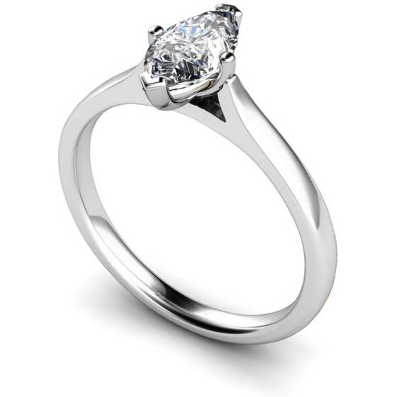 HRM438 Marquise Solitaire Diamond Ring