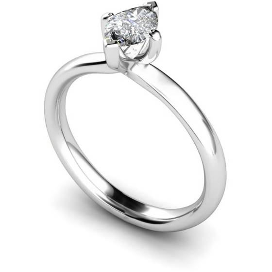 HRM555 Marquise Solitaire Diamond Ring