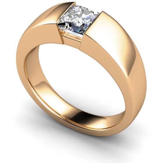 HRP261 Princess Solitaire Diamond Ring