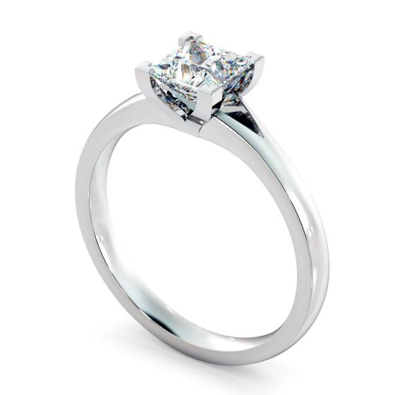 HRP402 Princess Solitaire Diamond Ring