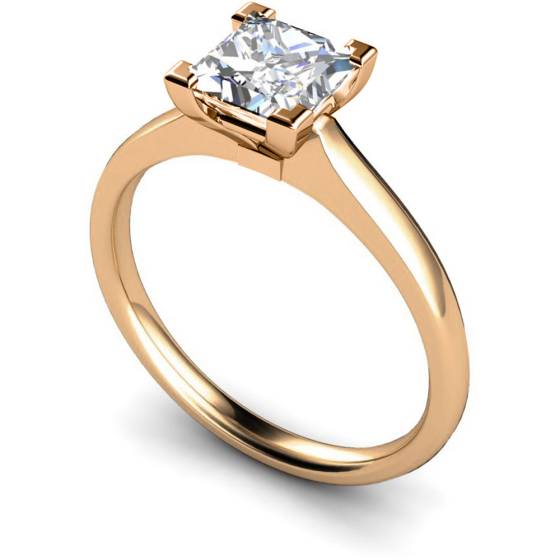 HRP490 Princess Solitaire Diamond Ring
