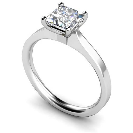 Princess Solitaire Diamond Ring