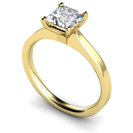 Princess Solitaire Diamond Ring