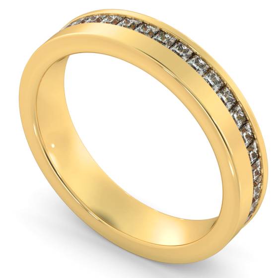 TUCANA Offset Princess cut Full Diamond Eternity Band