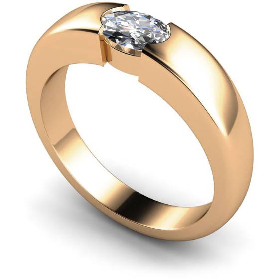 HRR294 Round Solitaire Diamond Ring