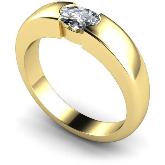 HRR294 Round Solitaire Diamond Ring