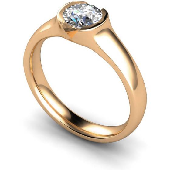 HRR301 Round Solitaire Diamond Ring