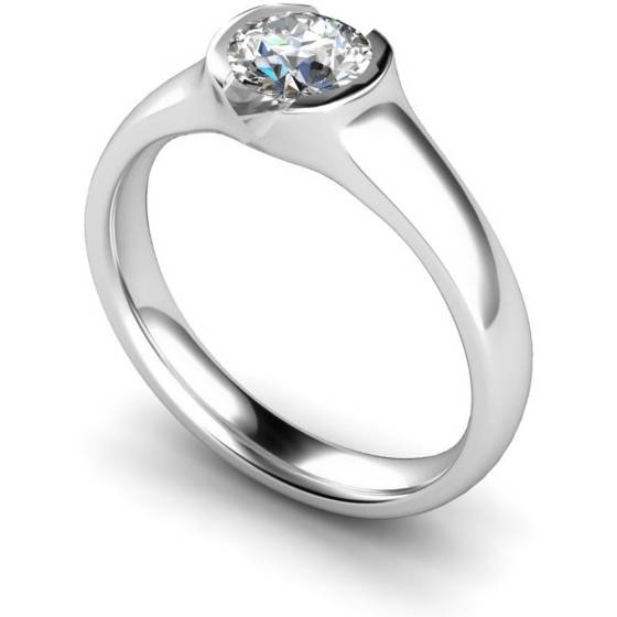 HRR301 Round Solitaire Diamond Ring
