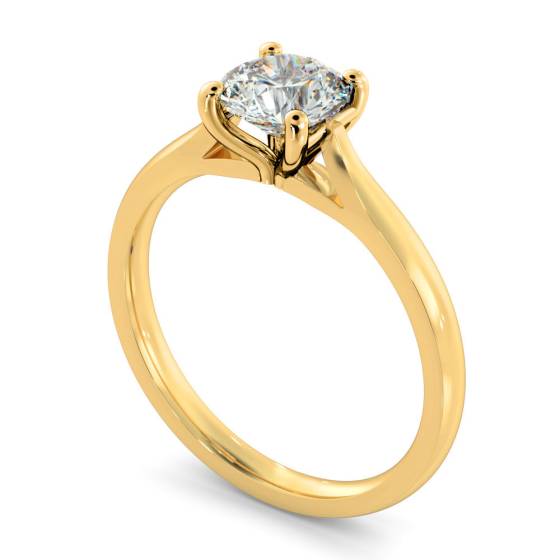 HRR327 Round Solitaire Diamond Ring