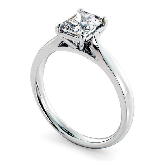 HRRA1143 Radiant Solitaire Diamond Ring