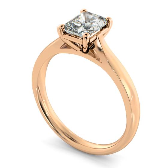 HRRA1143 Radiant Solitaire Diamond Ring