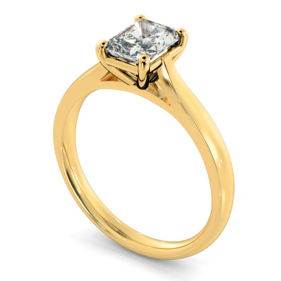 HRRA1143 Radiant Solitaire Diamond Ring