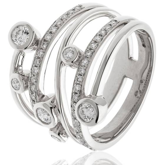 HRRCT977 Diva Round cut Cocktail Diamond Ring