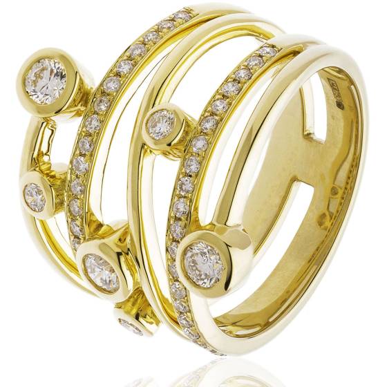 HRRCT977 Diva Round cut Cocktail Diamond Ring