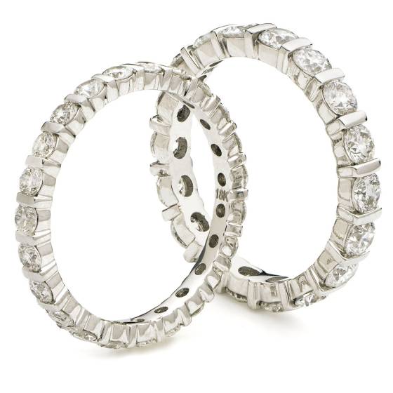 HRRFE2417 Round Cut Full Eternity Ring